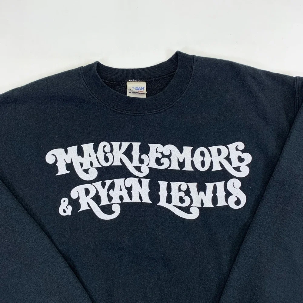 Macklemore & Ryan‎ Lewis World Tour 2013 Crewneck Sweatshirt Mens Medium